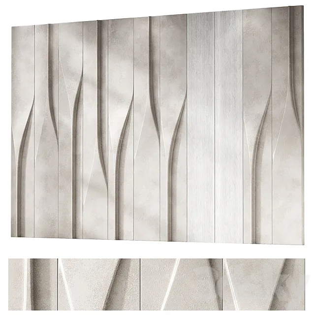 Wall decorative panels 3DS Max Model