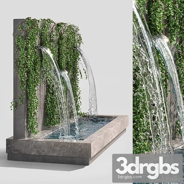 Wall fountains with ivy 3dsmax Download