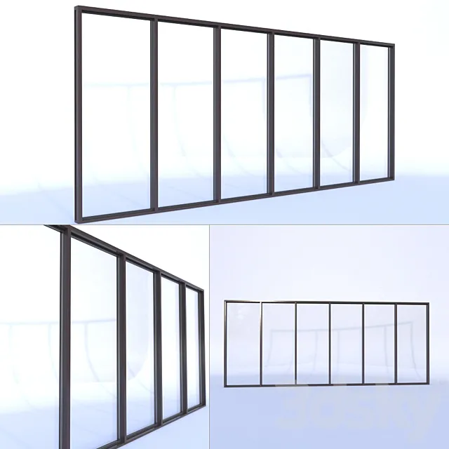 wall Glazing 3DS Max Model