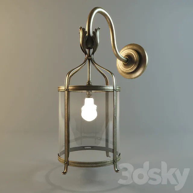 Wall Lamp 3DS Max Model