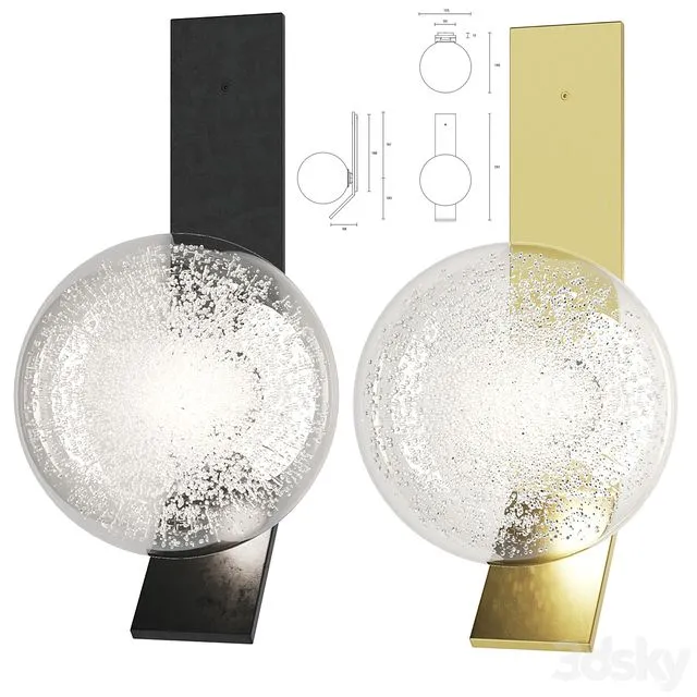 Wall lamp ARTICOLO FIZI SCONCE 3dsMax Model