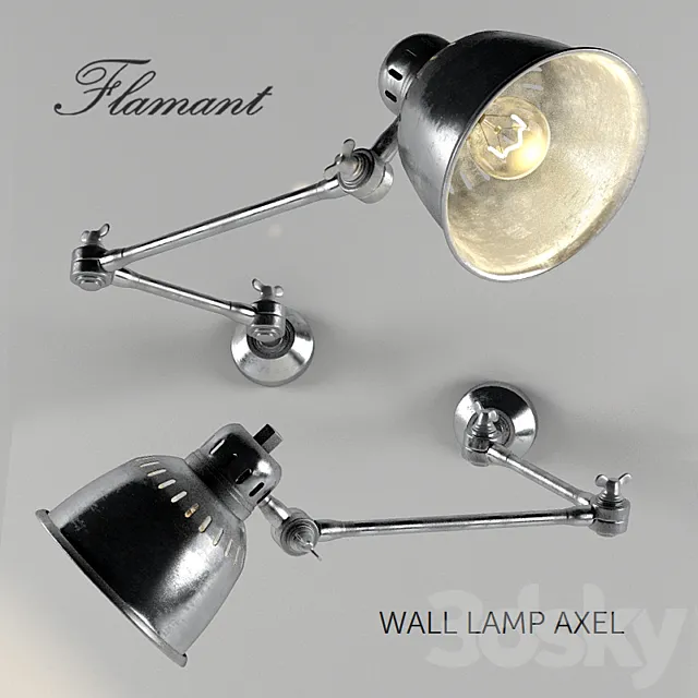 Wall Lamp Axel 3DS Max Model