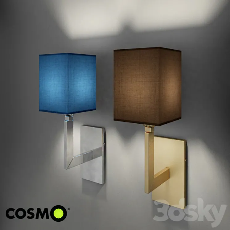 Wall lamp Blind 3DS Max