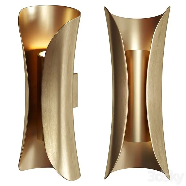 Wall Lamp Crave Corner Design 3dsMax Model