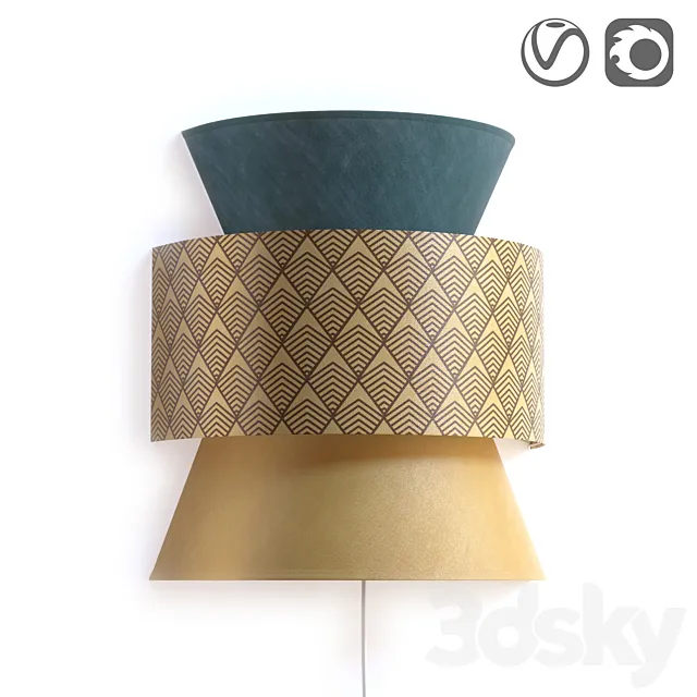 Wall lamp DOLKIE 3ds Max