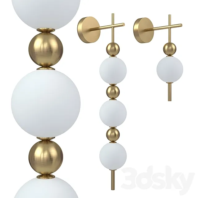 Wall lamp F-PROMO 4088-1W 4088-3W 3ds Max