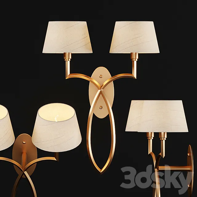 Wall lamp Florence 3ds Max