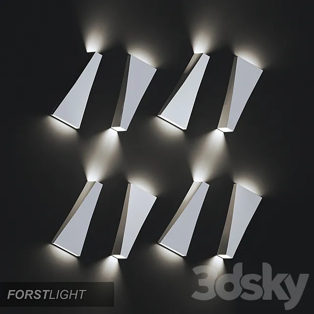 Wall Lamp Forstlight Prism 6 3DSMax File