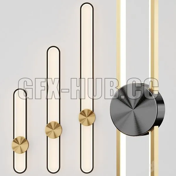 Wall Lamp HEIDY L Lampatron 3dsMax Model