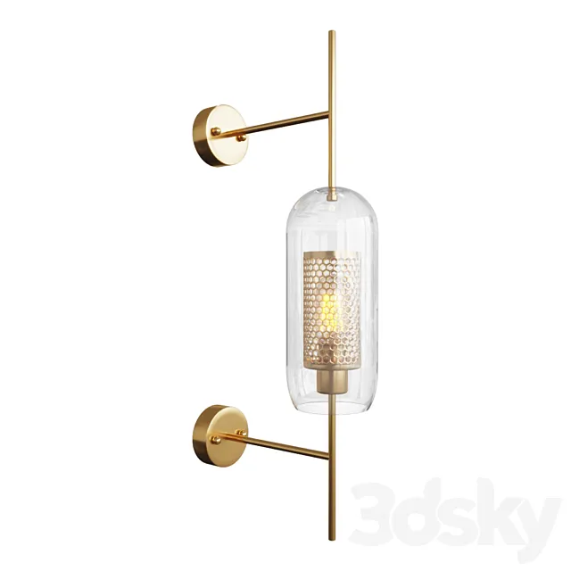 Wall lamp Heragon LOFT2567-WD 3DS Max Model