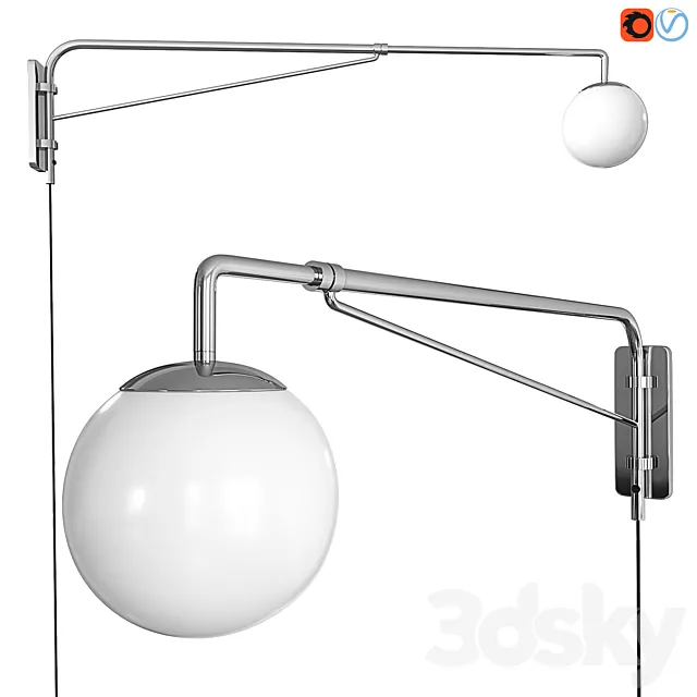 Wall lamp IKEA SIMRISHAMN 3DSMax File