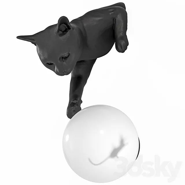 Wall lamp karman Mao 3ds Max