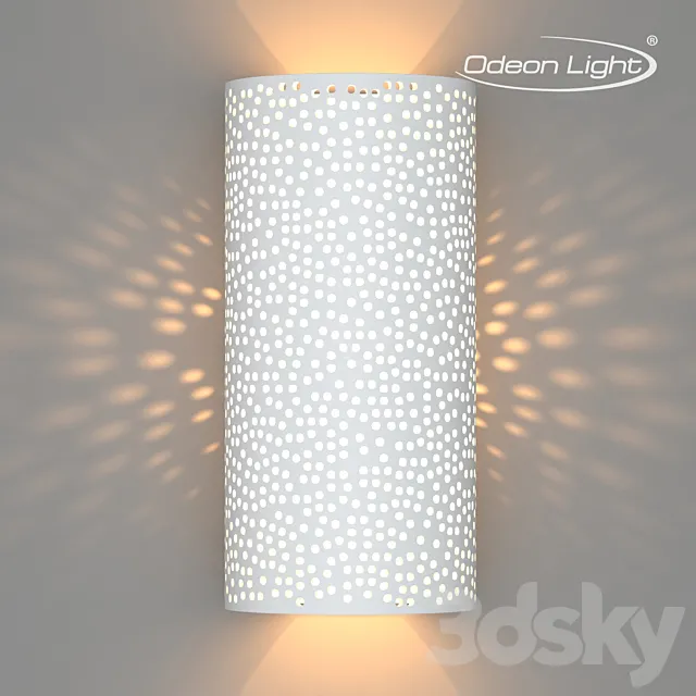 Wall lamp ODEON LIGHT 3546 _ 1W GIPS 3DS Max Model