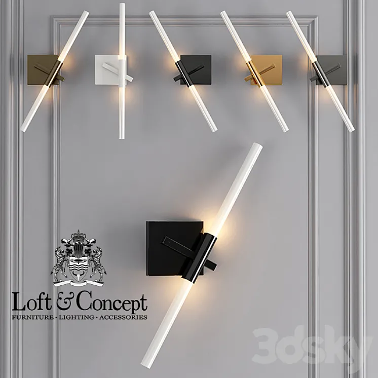 Wall lamp Roll and Hill Agnes Sconce 2 3DS Max