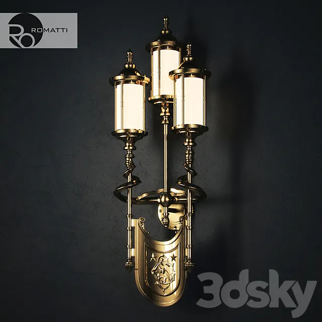 Wall lamp Romatti 3DS Max Model