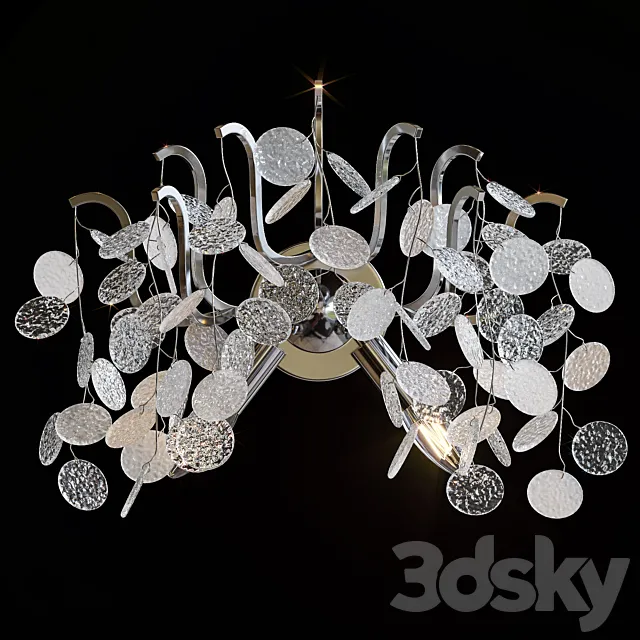 Wall lamp sconce Divinare Spumante 7288_26 AP-2 3ds Max