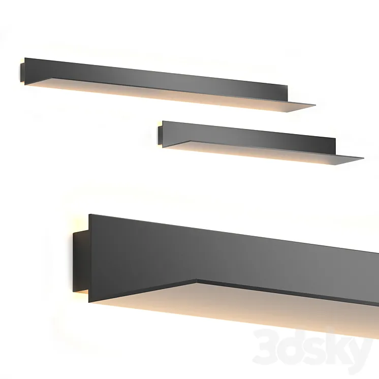 Wall lamp Shelf by Forstlight 3DS Max Model