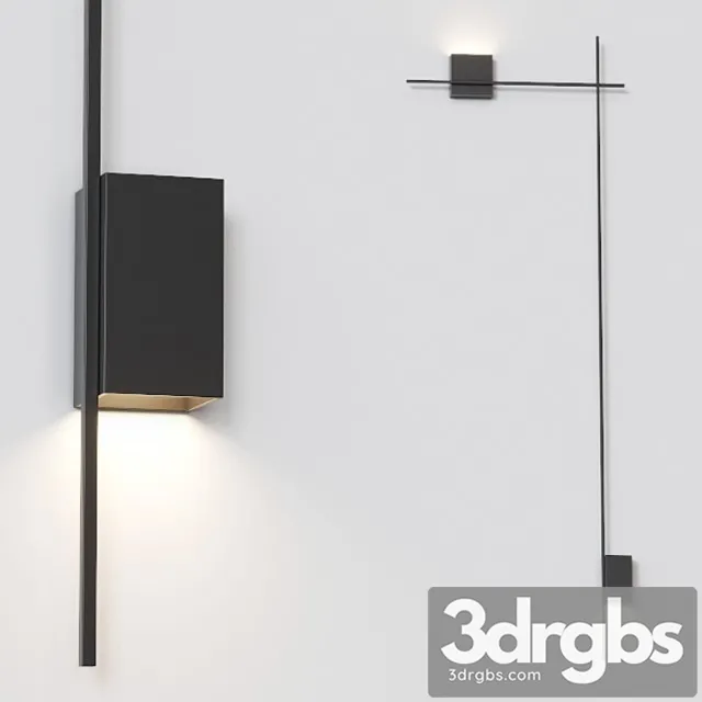 Wall lamp vibia structural 2400×840 3dsmax Download