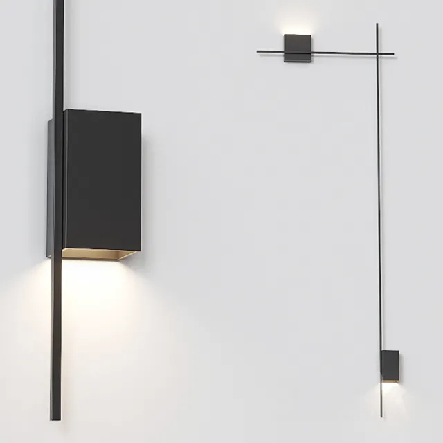 Wall lamp Vibia STRUCTURAL 2400×840 3DS Max Model