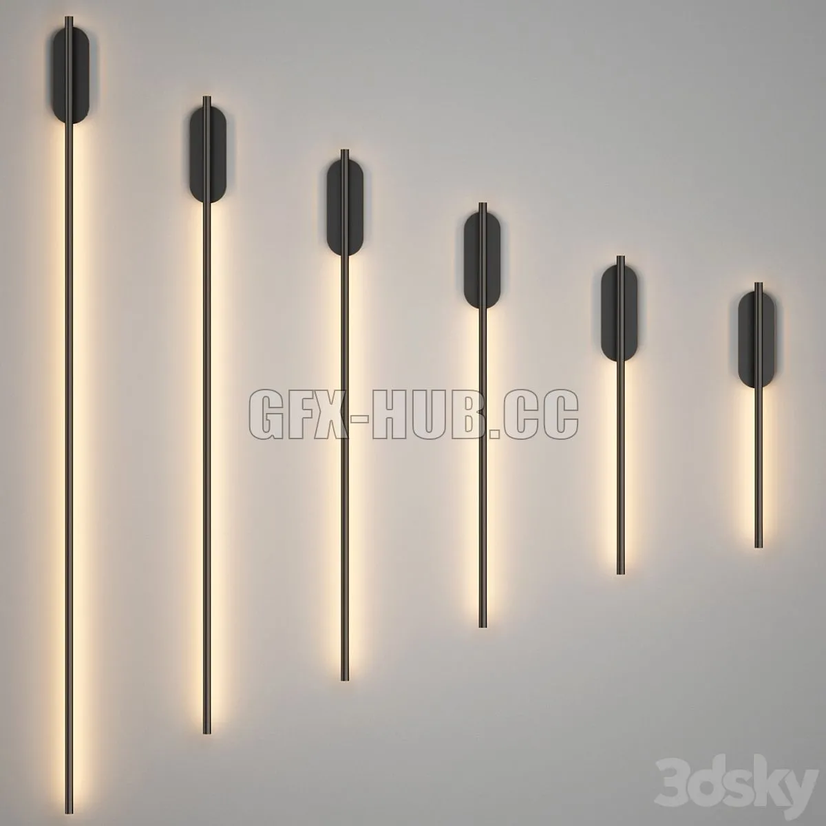 Wall lamp VIRGINIA Lampatron 3dsMax Model