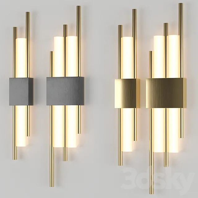 Wall lamp with Aliexpress 007 3ds Max