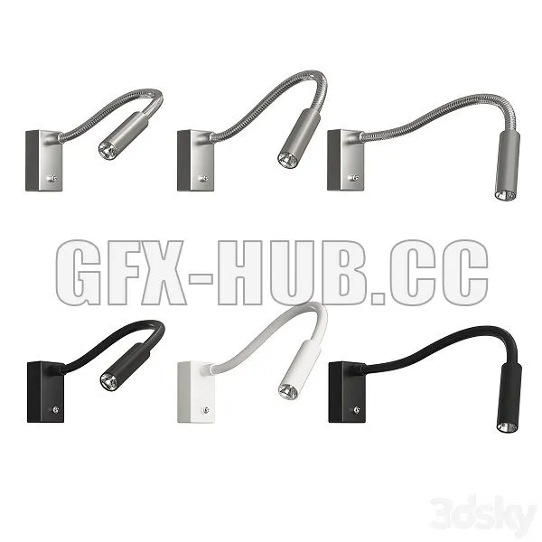 Wall Lamps For Reading 3dsMax Model