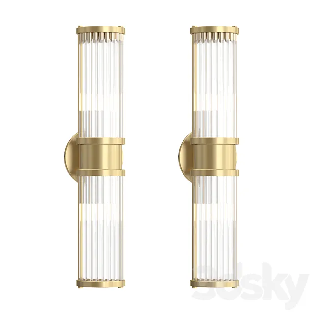 Wall Light Fixture Modernist Stylish 3DS Max Model