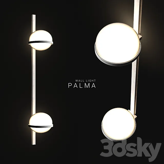 Wall light Vibia Palma 3716 3DS Max Model