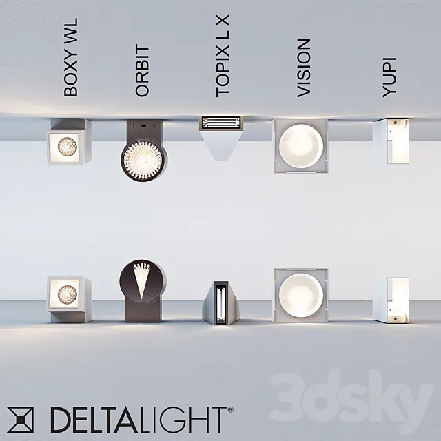 Wall lights 3 3DSMax File