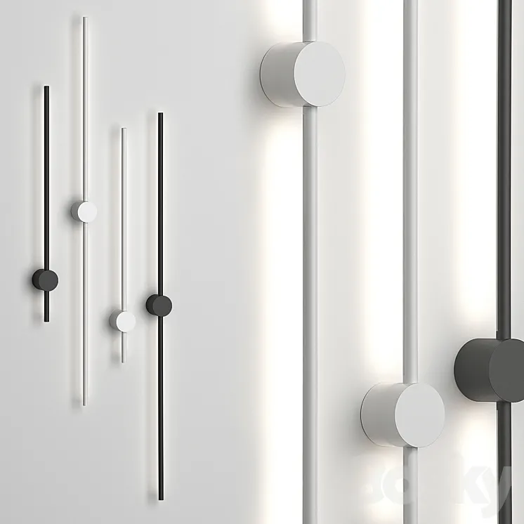 Wall Line Sconce 3DS Max