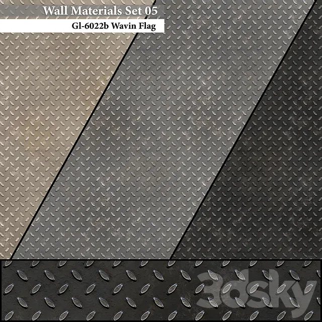 Wall Materials Set 05 3ds Max