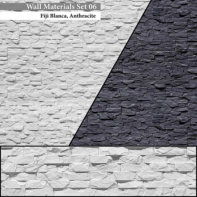 Wall Materials Set 06 3ds Max