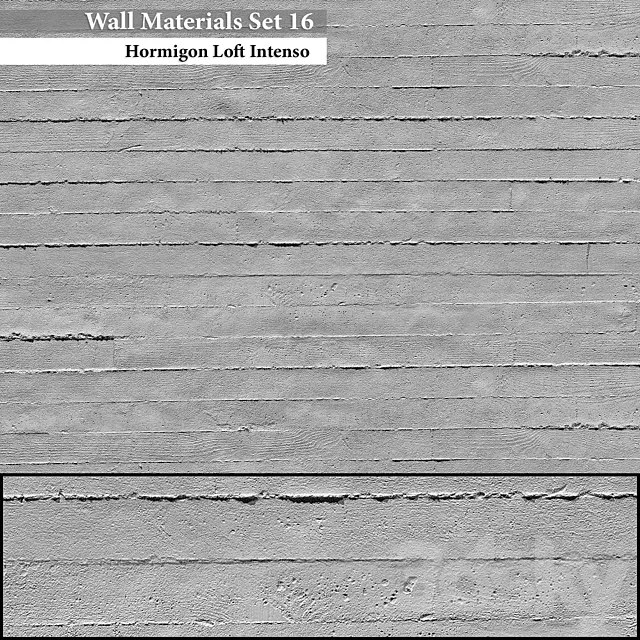 Wall Materials Set 16 3ds Max