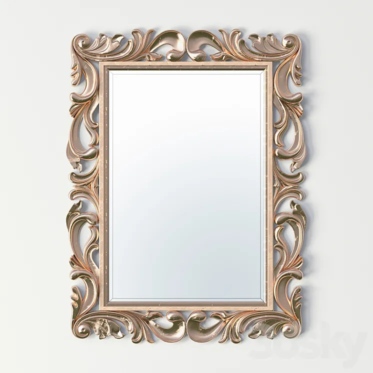 Wall mirror 3DS Max