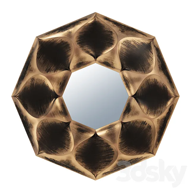 Wall mirror QWERTYRouen 3ds Max