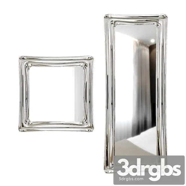 Wall mirror sinuo modern mirror by riflessi