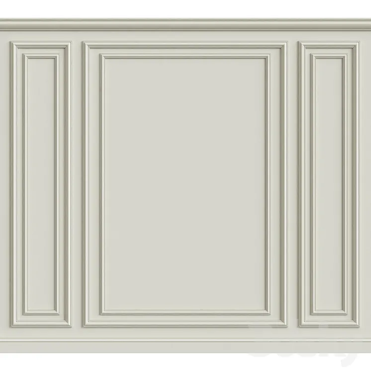 Wall molding 3DS Max