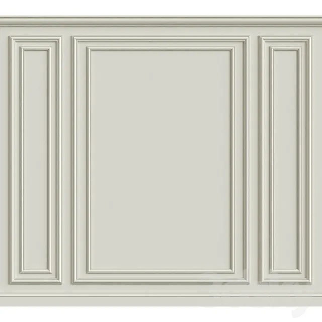 Wall molding 3DSMax File