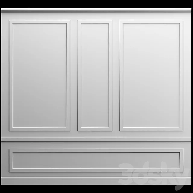 Wall molding 3DSMax File