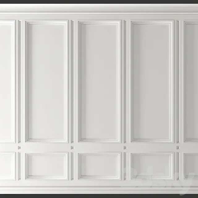 Wall molding 3DSMax File