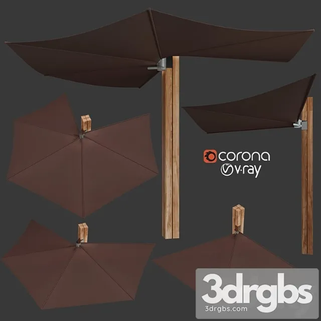 Wall Mounted Garden Umbrella 3dsmax Download