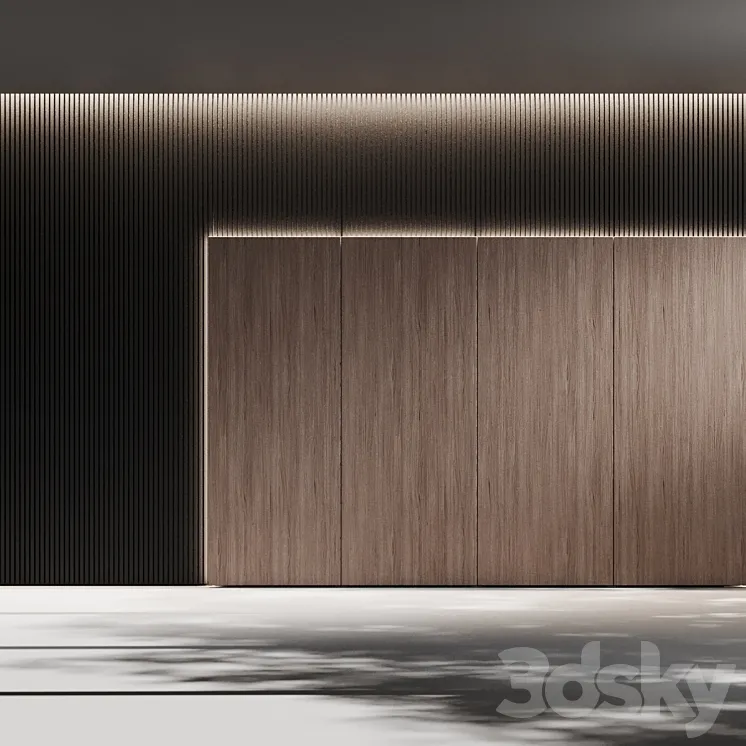 Wall panel 01 3DS Max