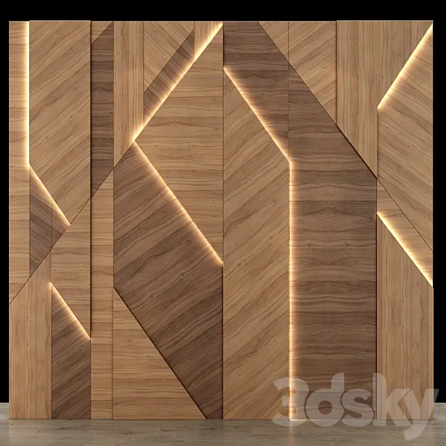 Wall Panel 06 3DS Max Model