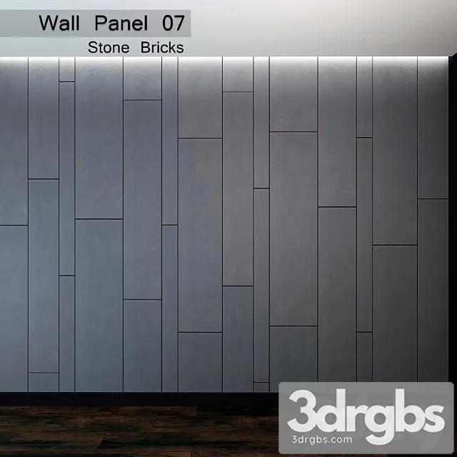 Wall panel 07. stone bricks 3dsmax Download