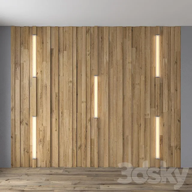 Wall panel 08 3DS Max Model