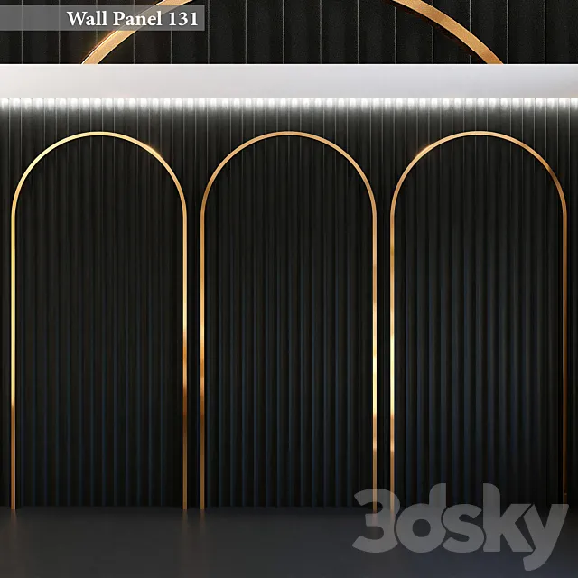 Wall Panel 131 3ds Max