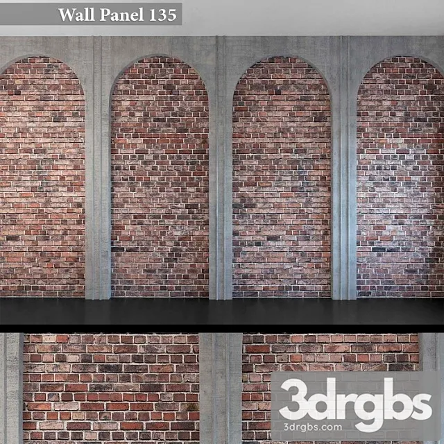 Wall Panel 135 1 3dsmax Download