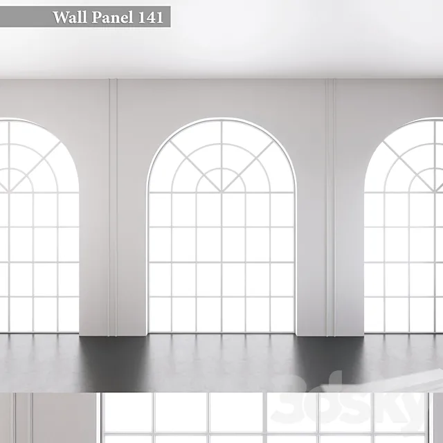 Wall Panel 141 3ds Max