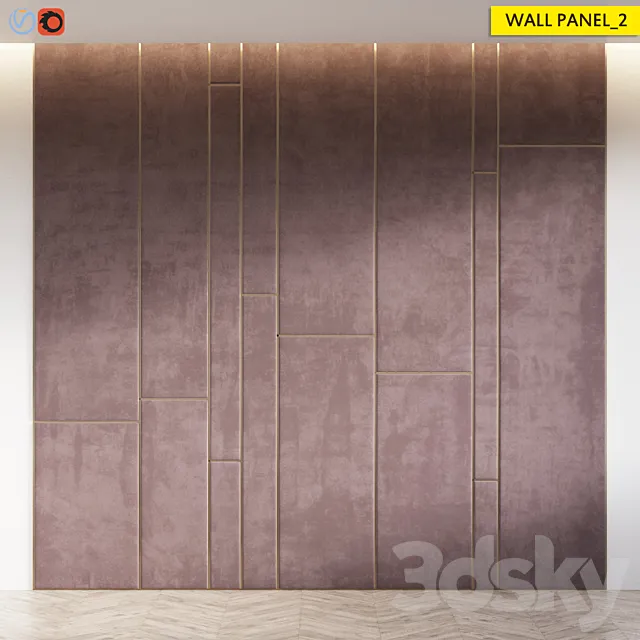 Wall Panel 2 3ds Max