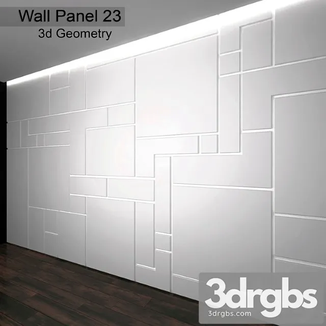 Wall panel 23 3dsmax Download